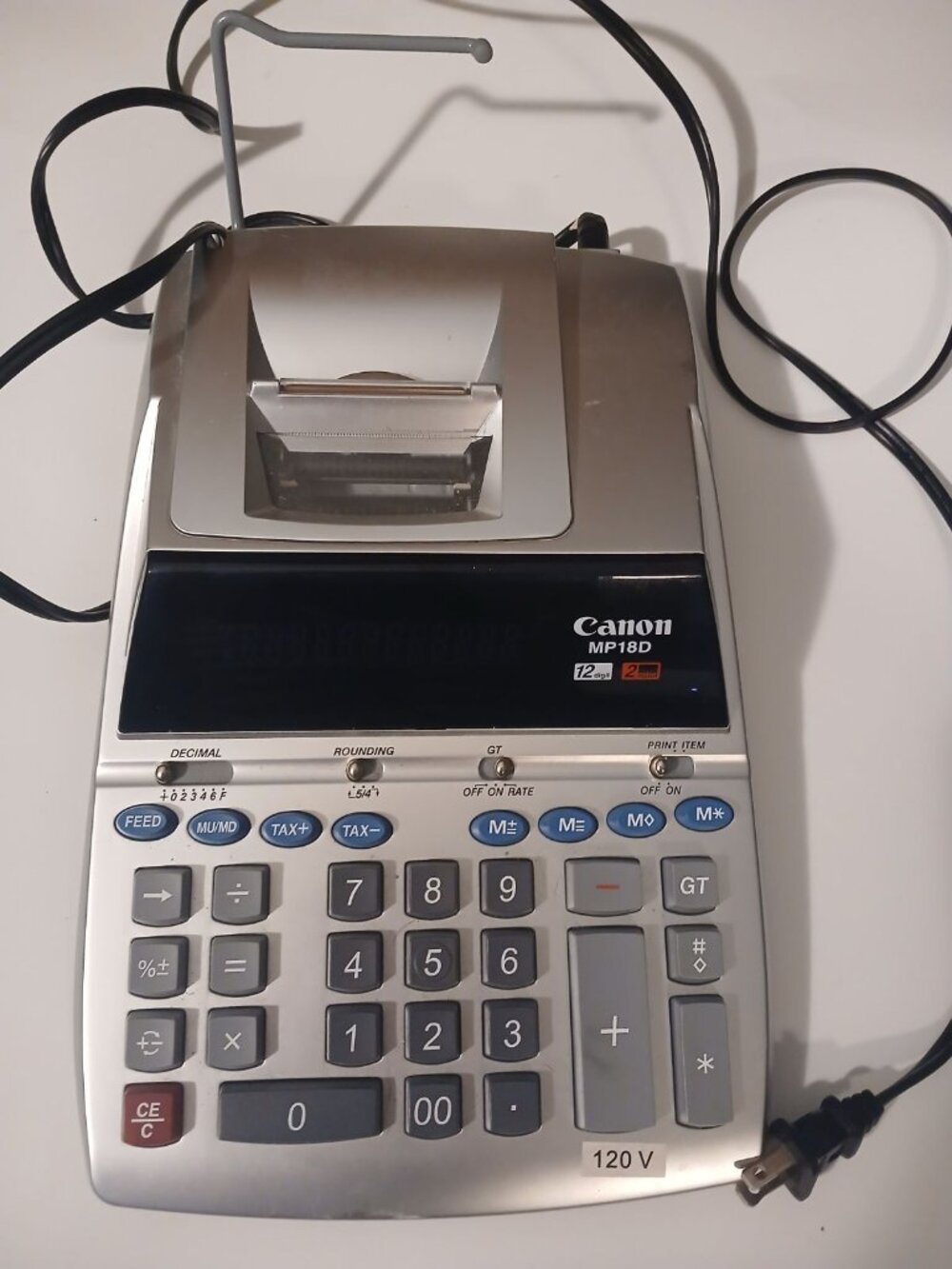 Canon MP18D 12 Digit 120 V Calculator